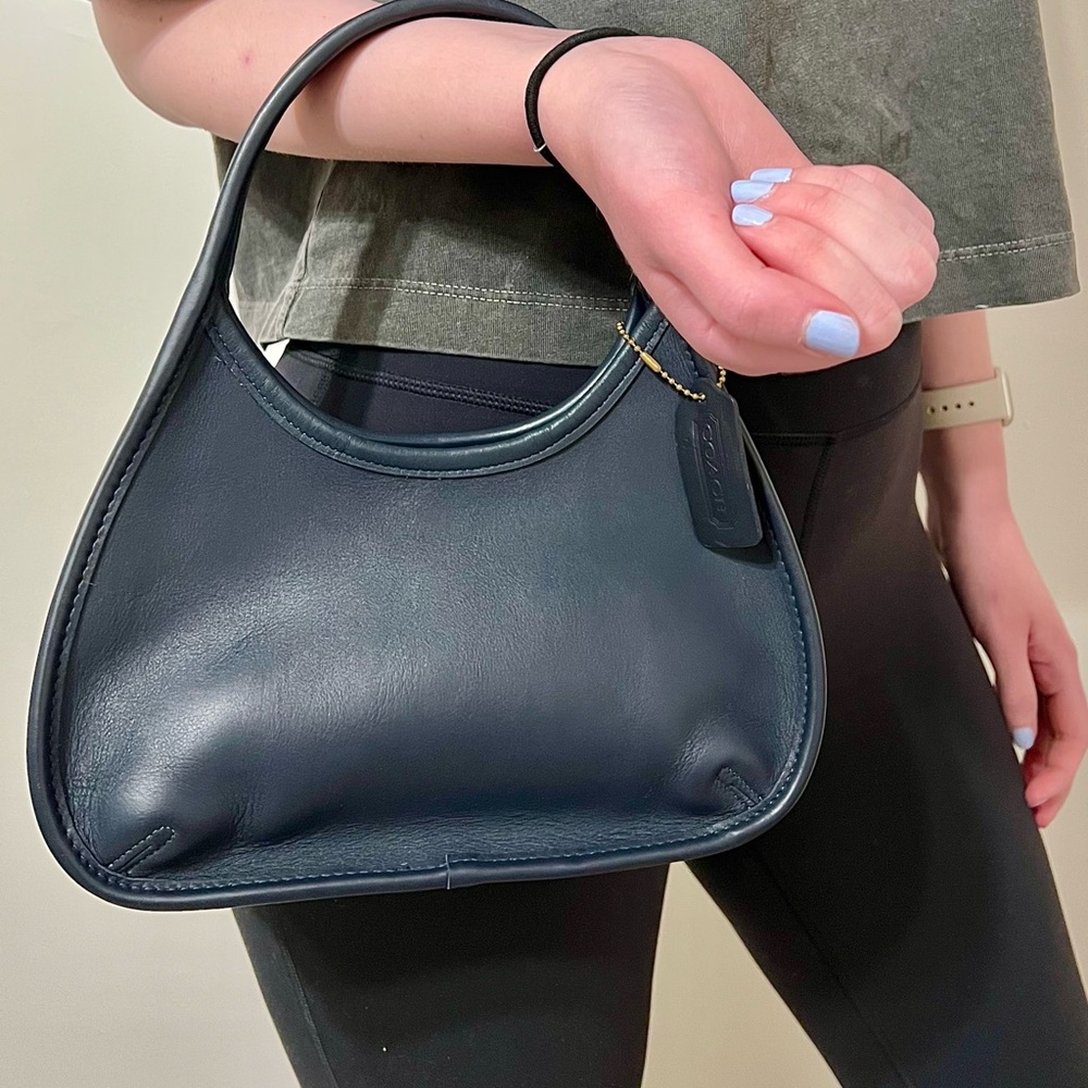 Vintage Coach Mini Ergo Navy Blue 9027
